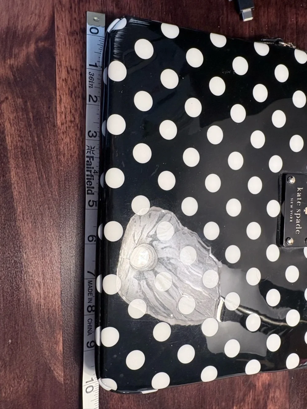 kate spade Black and White Polka Dot Tablet Sleeve